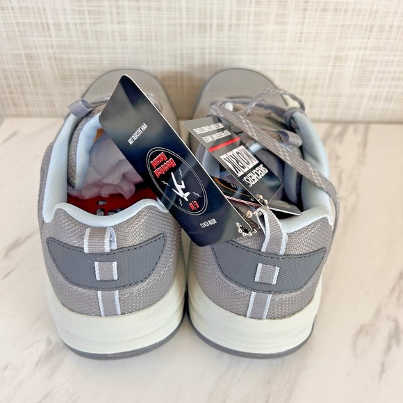 Women's Skechers Trego Carbon Nano Toe Work Shoes Size 9.5W 108166 Gray Aqua - Picture 10 of 11